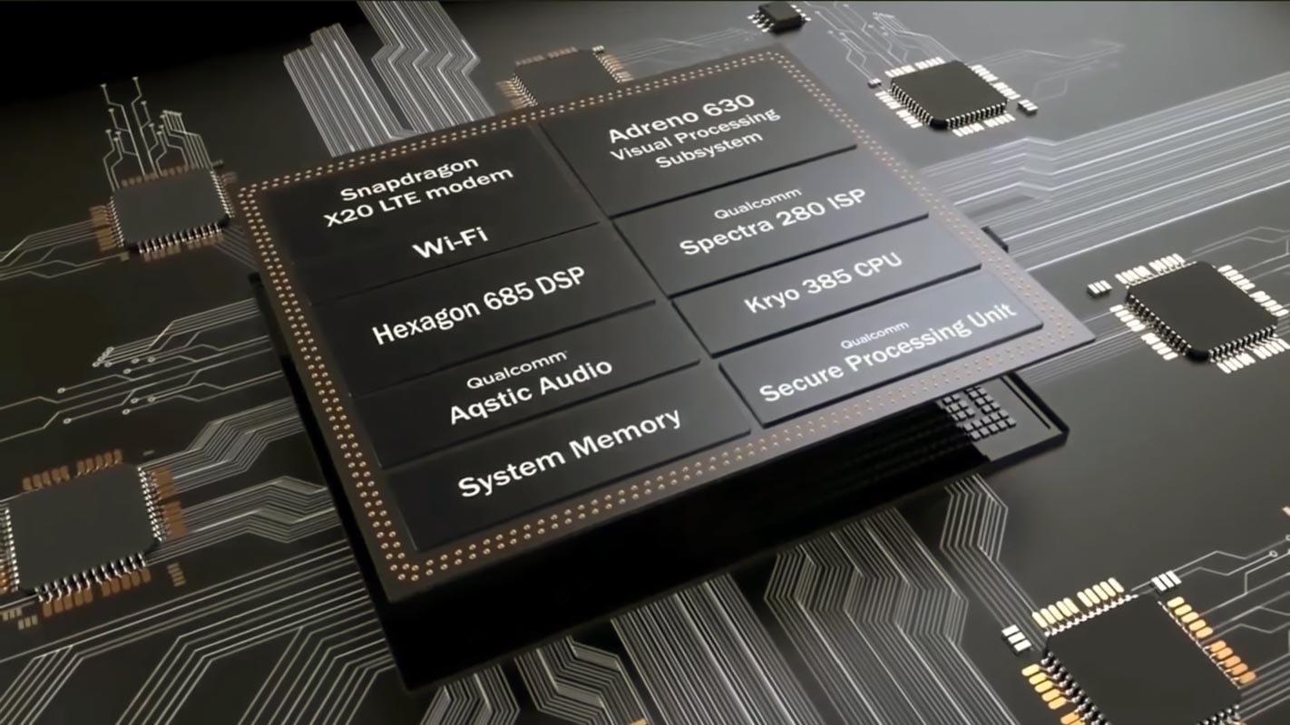 Elementos internos del procesador Snapdragon