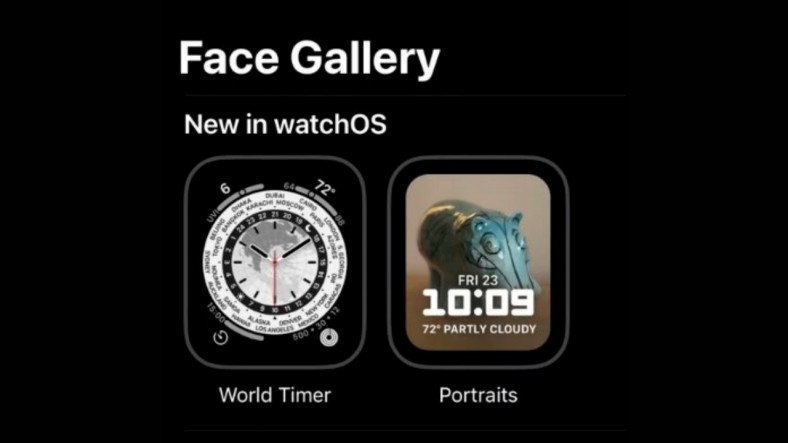 Se revela una interfaz de Apple Watch no anunciada