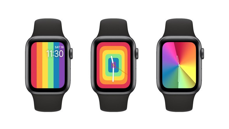 Apple presenta nuevas interfaces de Apple Watch con temática del Orgullo Gay