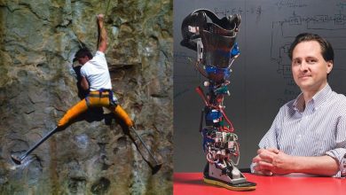 El hombre que escaló montañas construyendo sus propias piernas biónicas