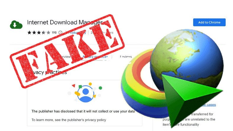 ¡Cuidado con la extensión de Chrome Fake Internet Download Manager!