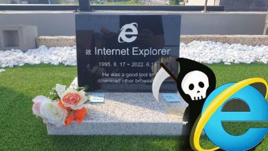 Un ingeniero hizo una lápida para Internet Explorer