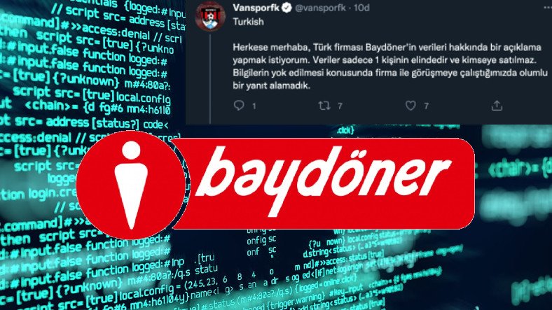 Baydöner Datos de Hackers Hacking Vanspor