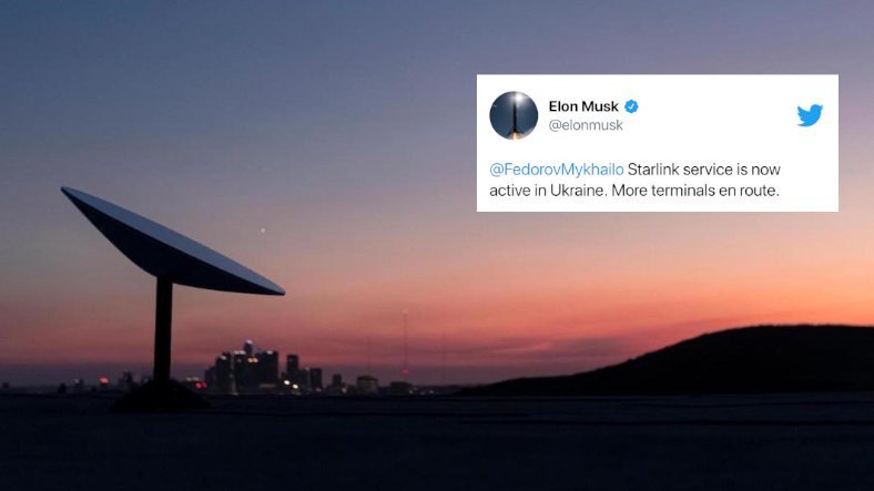 Elon Musk, Ukrayna’nın Sesini Duydu: Starlink, Uydudan Ücretsiz İnternet Erişimini Açtı