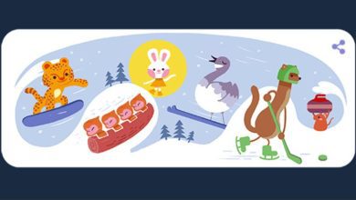Doodle especial para los Juegos Olímpicos de Invierno de Pekín de Google