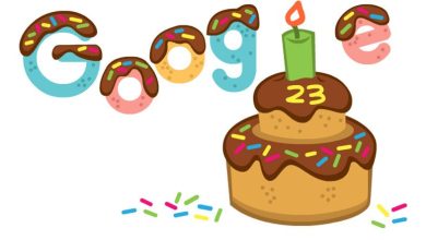 Google celebra su 23 cumpleaños con pastel de chocolate