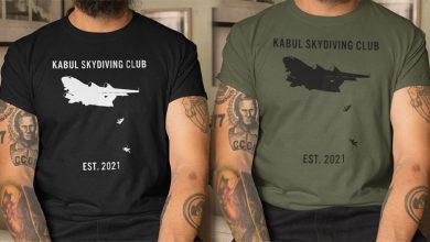 Momentos en los que la gente se cae de los aviones en Kabul impresos en camisetas