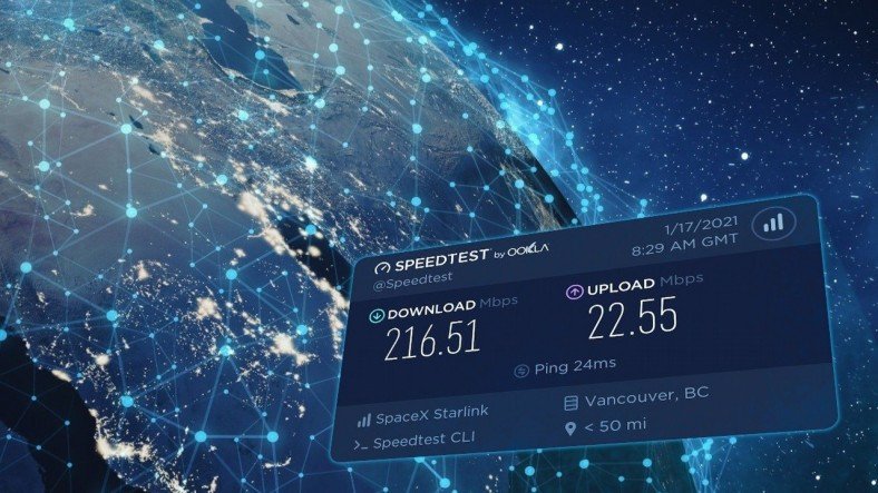 Speedtest anuncia las velocidades promedio de Internet de Starlink