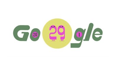 Google lanza su Doodle del año bisiesto el 29 de febrero