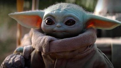 Baby Yoda está en la señal de tráfico electrónica de un estado