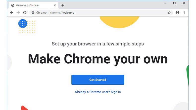 Chrome permite enviar pestañas