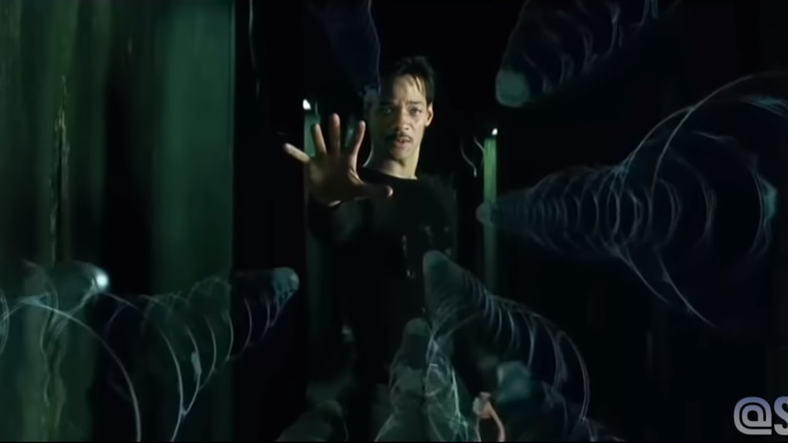 Extraño video falso de Will Smith siendo Neo en Matrix