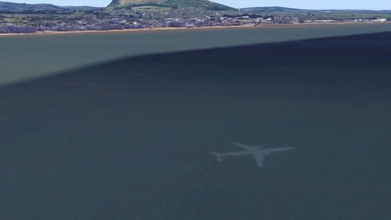 Misterioso accidente de avión aparece en Google Earth sorprende a todos