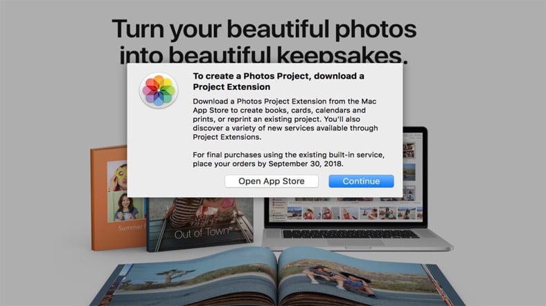 Apple decide detener su servicio de impresión de fotos