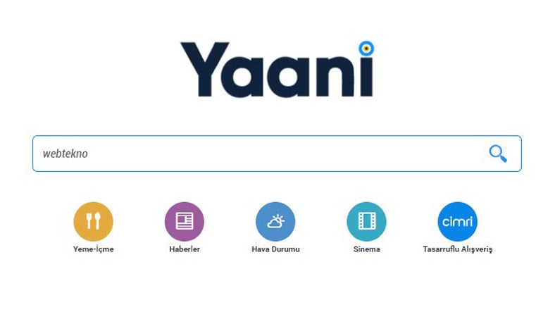 Motor de búsqueda nacional de Turkcell 'Yaani' abierto al acceso