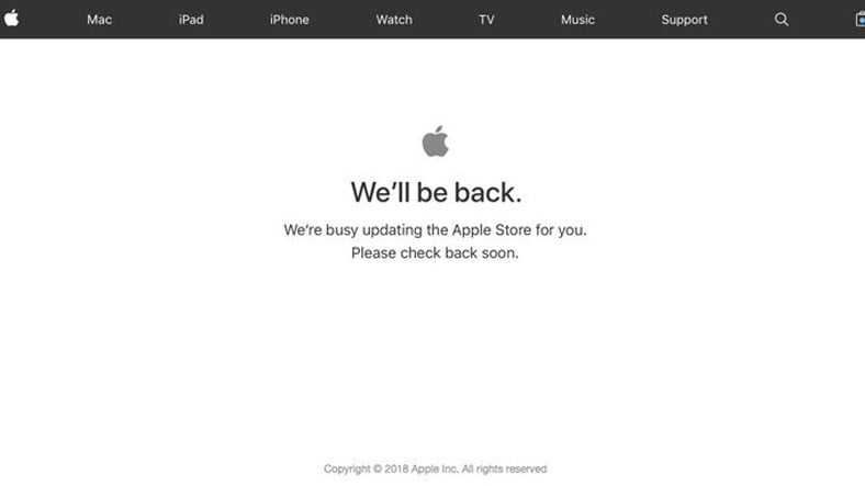 Apple Store cerró antes de presentar el nuevo iPad