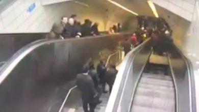 İstanbul Metrosunun Yürüyen Merdiveninin Çöktüğü Ana Ait Video Paylaşıldı!