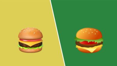 Google editó el legendario emoji de hamburguesa con Android 8.1