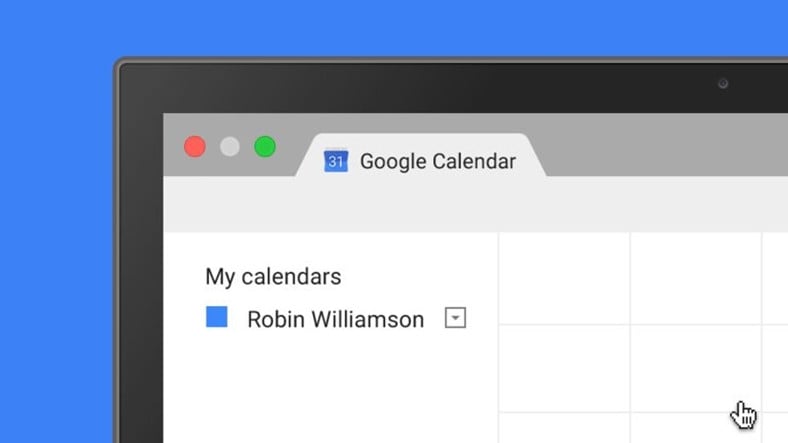 Interfaz web de Google Calendar actualizada