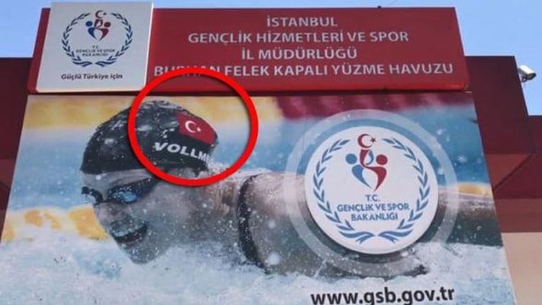 ¡El Ministerio de Deportes convirtió al nadador estadounidense en turco!