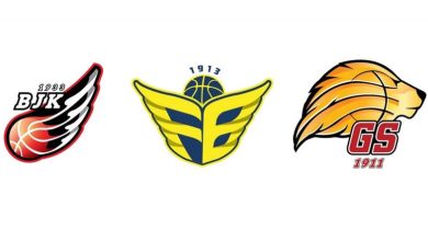 Diseños de logotipos para equipos y ligas de baloncesto de Turquía
