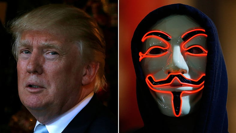 ¡Amenaza a Donald Trump de Anonymous Hacker Group!