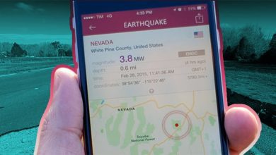 Aplicaciones de seguimiento de terremotos donde puede ver terremotos recientes