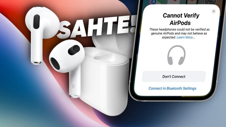 iOS 16 para detectar y advertir AirPods falsos
