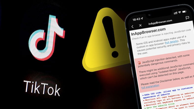 Se ha descubierto un código secreto que funciona como un registrador de teclas en TikTok