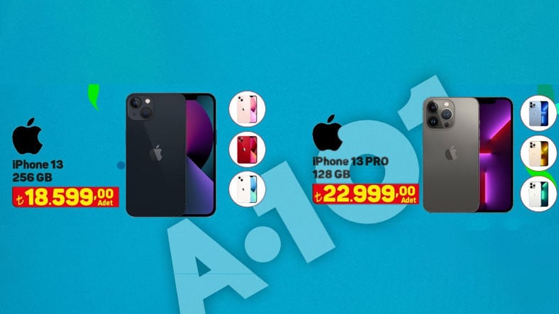 El iPhone 13 se ofrecerá a la venta en A101 por 2000 TL Más barato que el mercado
