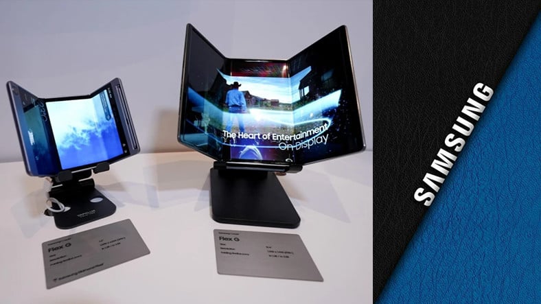 Samsung, Yeni Katlanabilir Akıllı Telefon Tasarımlarını Tanıttı